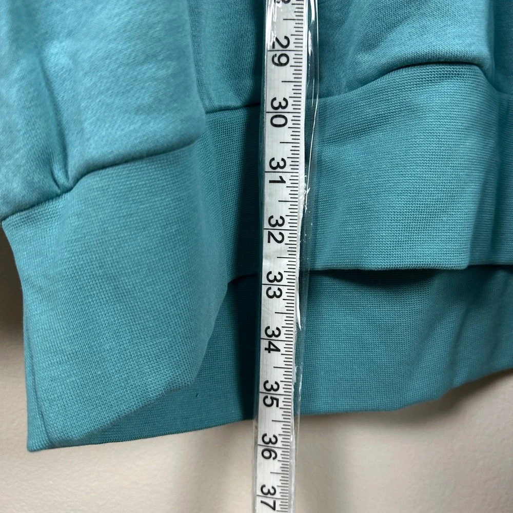 Adidas Men's 4XL Hoodie Powder Teal M EVO LIN HD Graphic Blokecore Y2K NEW